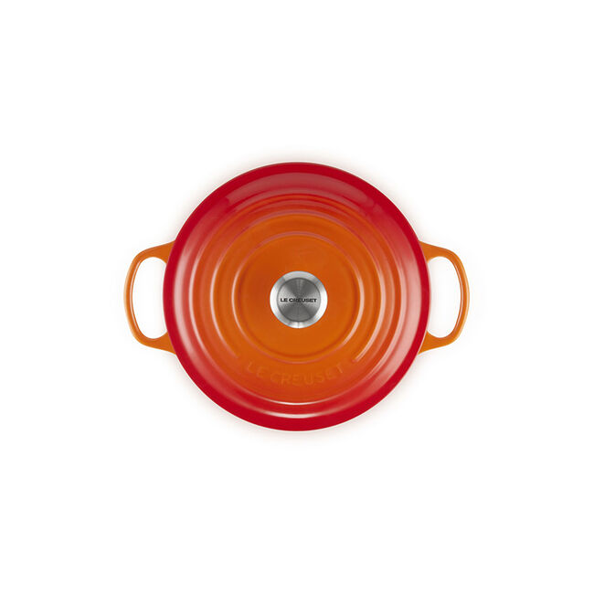 Signature Round Deep OvenFlame, view 4